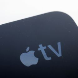 This Sept. 15, 2017, file photo shows the Apple TV streaming device, on display in New York. YouTube said Feb. 1 that it planned to launch its YouTube TV Apple TV app in the near future. Later that afternoon, the app appeared in the App Store.