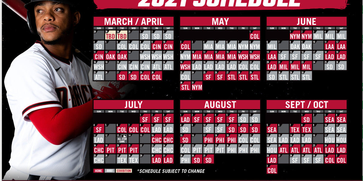 Lowell Spinners Schedule 2022 The Diamondbacks Release 2021 Schedule- - Az Snake Pit