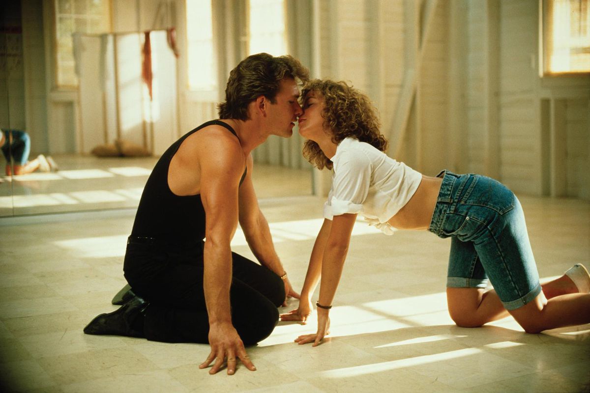 Patrick Swayze and Jennifer Grey in Dirty Dancing.