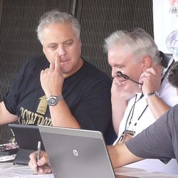 Bobby Hebert and Mike Detillier do the WWL pre-game show. 