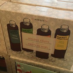 Holiday Fruits shower gels, $15