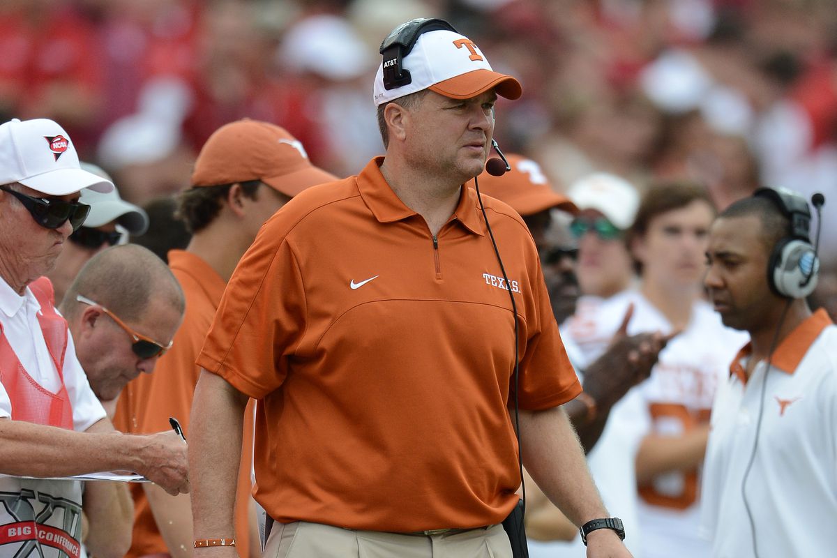 Texas offensive line coach Stacy Searels
