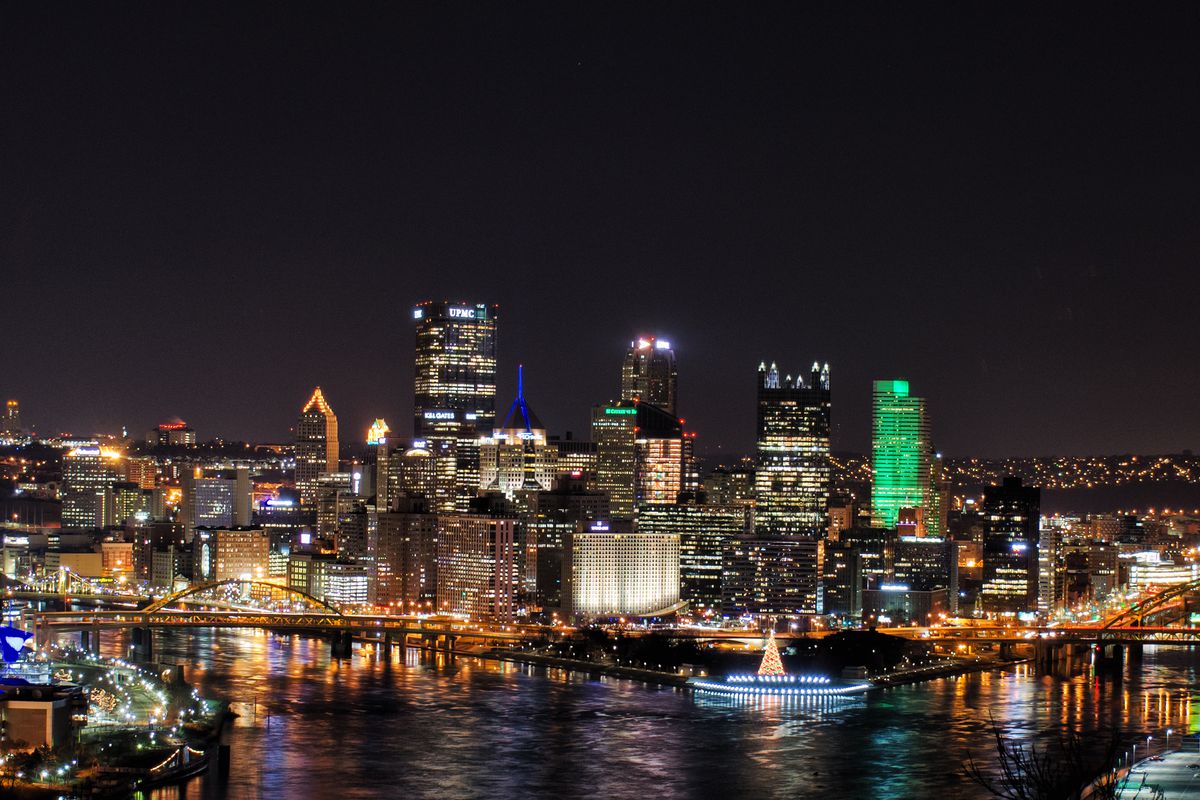 Pittsburgh At Night