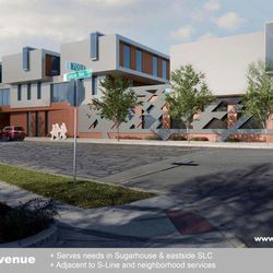 Salt Lake City officials identified sites for four new homeless resource centers in Salt Lake City on Tuesday, Dec. 13, 2016, including 653 E. Simpson Ave., pictured here in this artist rendering.
