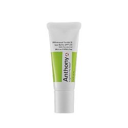 This SPF lip protector helps slow the signs of aging and reduces fine lines and wrinkles. <strong>Anthony Logistics</strong> Advanced Formula Lip Balm SPF 25, <a href="http://www.sephora.com/advanced-formula-lip-balm-spf-25-P298910?SKUID=1383009&ci_src=17