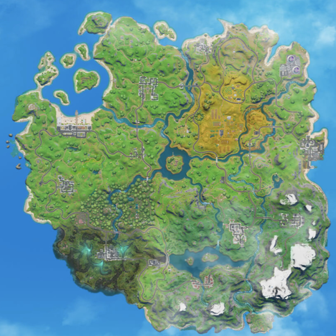 Leaked Fortnite Map Season 13