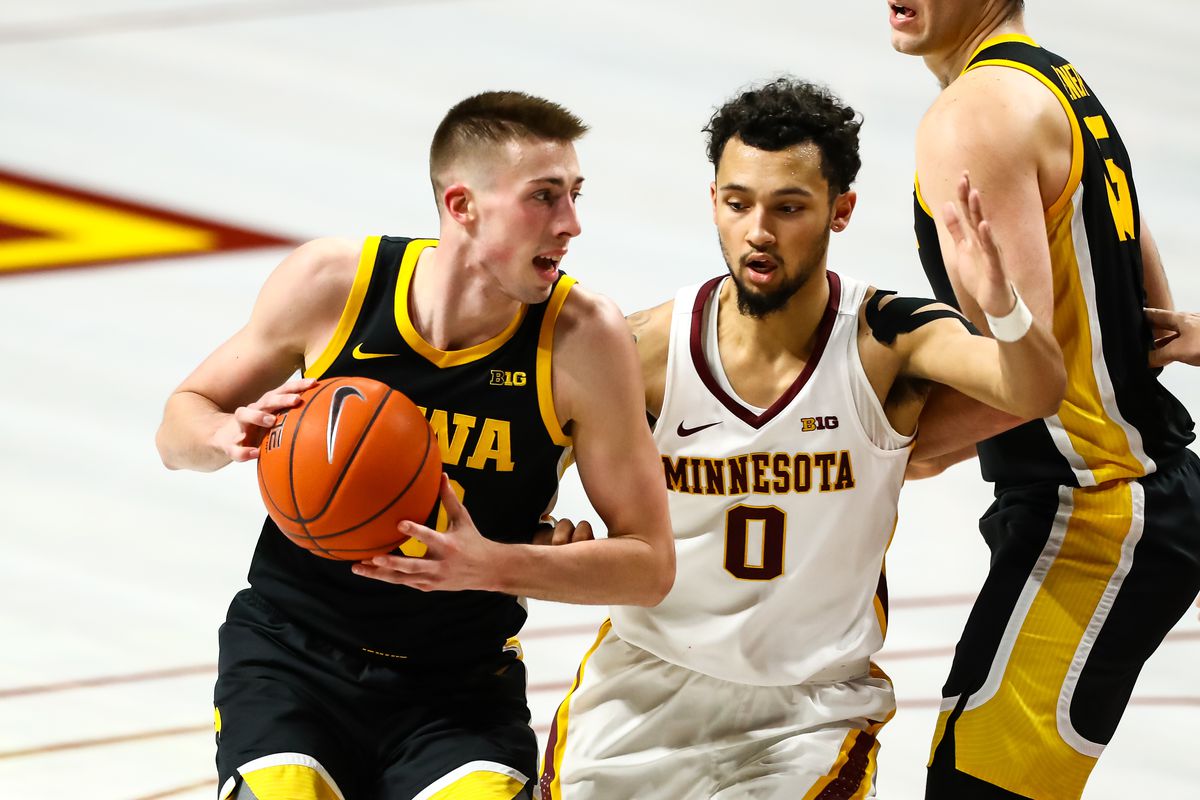 NCAA Basketball: Iowa at Minnesota