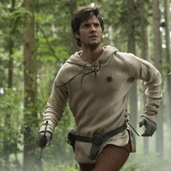 BEN BARNES is Tom Ward, a simple farmhand torn from his family to embark upon a death-defying adventure, in "Seventh Son.”