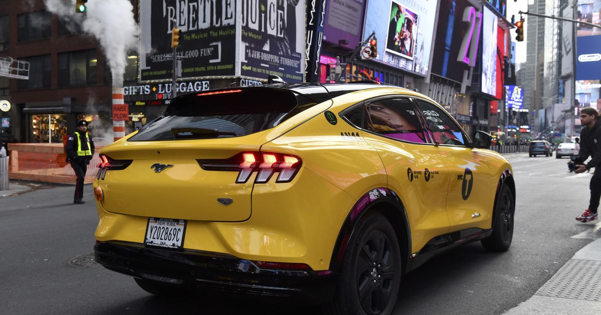 Ford Mustang Mach-E joins New York City’s yellow taxi fleet