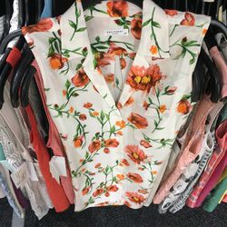 Equipment sleeveless blouse, $35