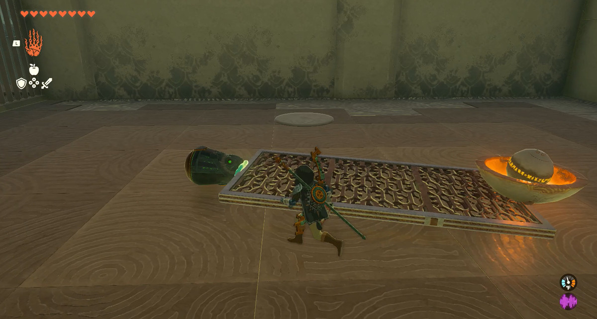 The fused together device in the Makasura Shrine in The Legend of Zelda: Tears of the Kingdom