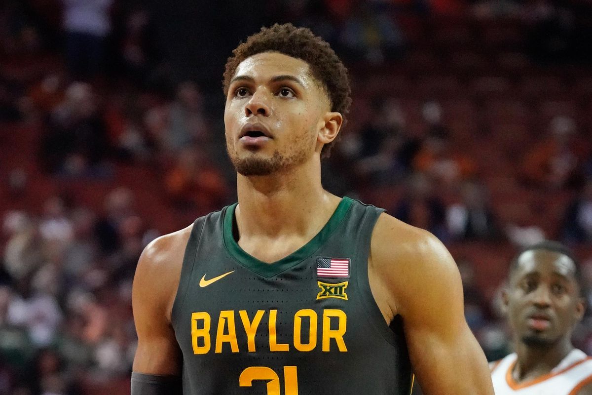 Baylor Bears guard MaCio Teague shoots a free throw in the second half of the game against the Texas Longhorns at Frank C. Erwin Jr. Center.&nbsp;