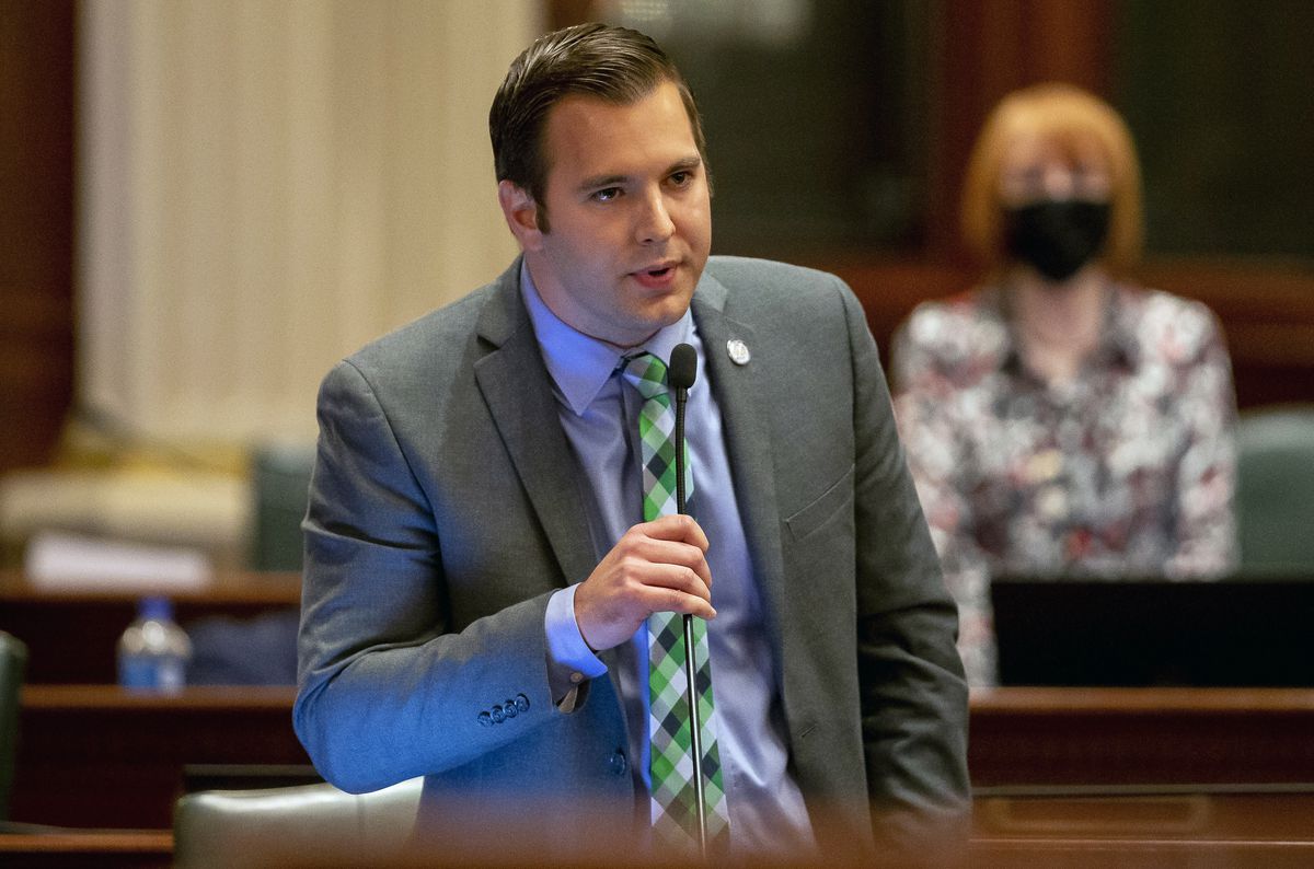 State Rep. David Welter, R-Morris, tells lawmakers that he will vote for the bill, but expresses frustration on the lack of bipartisan discussions on the energy proposal on the House floor on Thursday.
