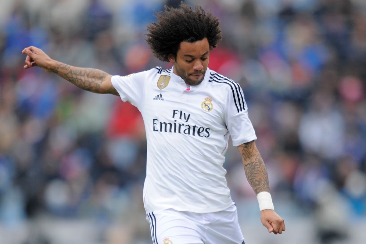 Marcelo and his impressive afro take on Getafe