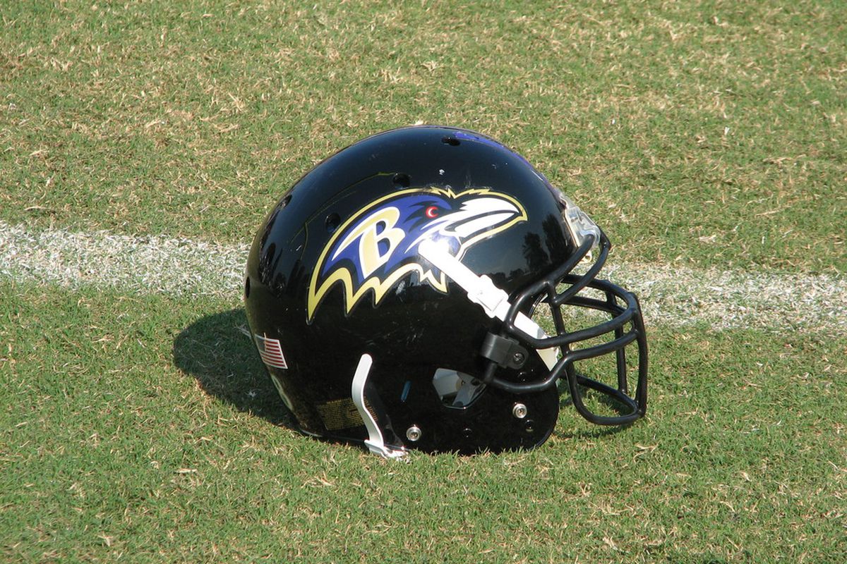 The Baltimore Ravens Helmet