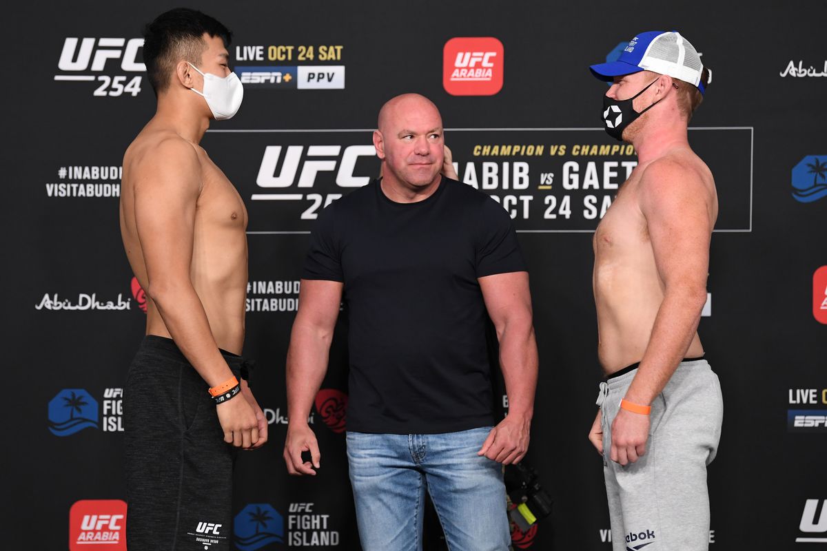UFC 254: Khabib v Gaethje Weigh-in
