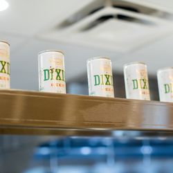 Decorated with Dixie. Next to Lu Brow’s craft cocktails, diners will find Dixie on the menu.