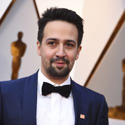 Lin-Manuel Miranda arrives at the Oscars on Sunday, March 4, 2018, at the Dolby Theatre in Los Angeles. Miranda's hit musical "Hamilton" will play at Salt Lake's Eccles Theater from April 11-May 6.