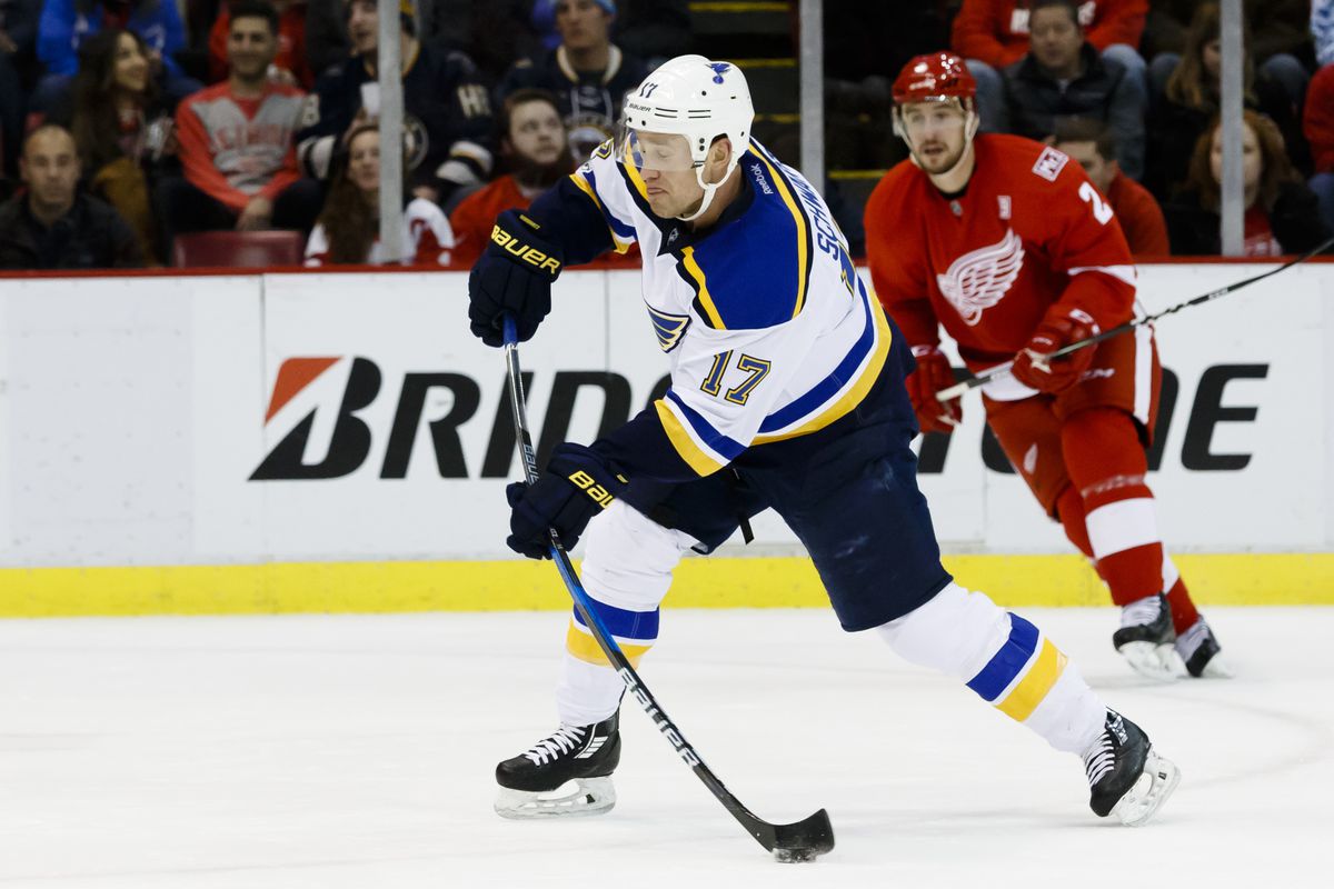 NHL: St. Louis Blues at Detroit Red Wings