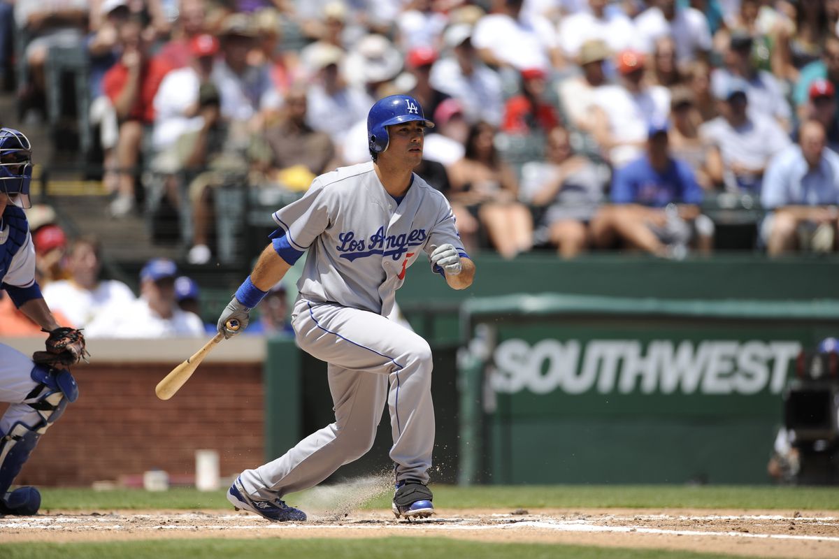Andre Ethier, seen here in 2009, the last time the Rangers were in Arlington.