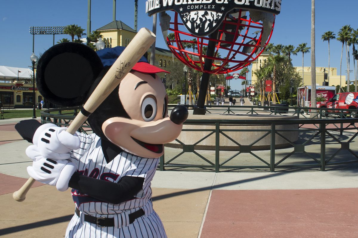 Bryce Harper Meets Mickey Mouse At Disney Sports Complex