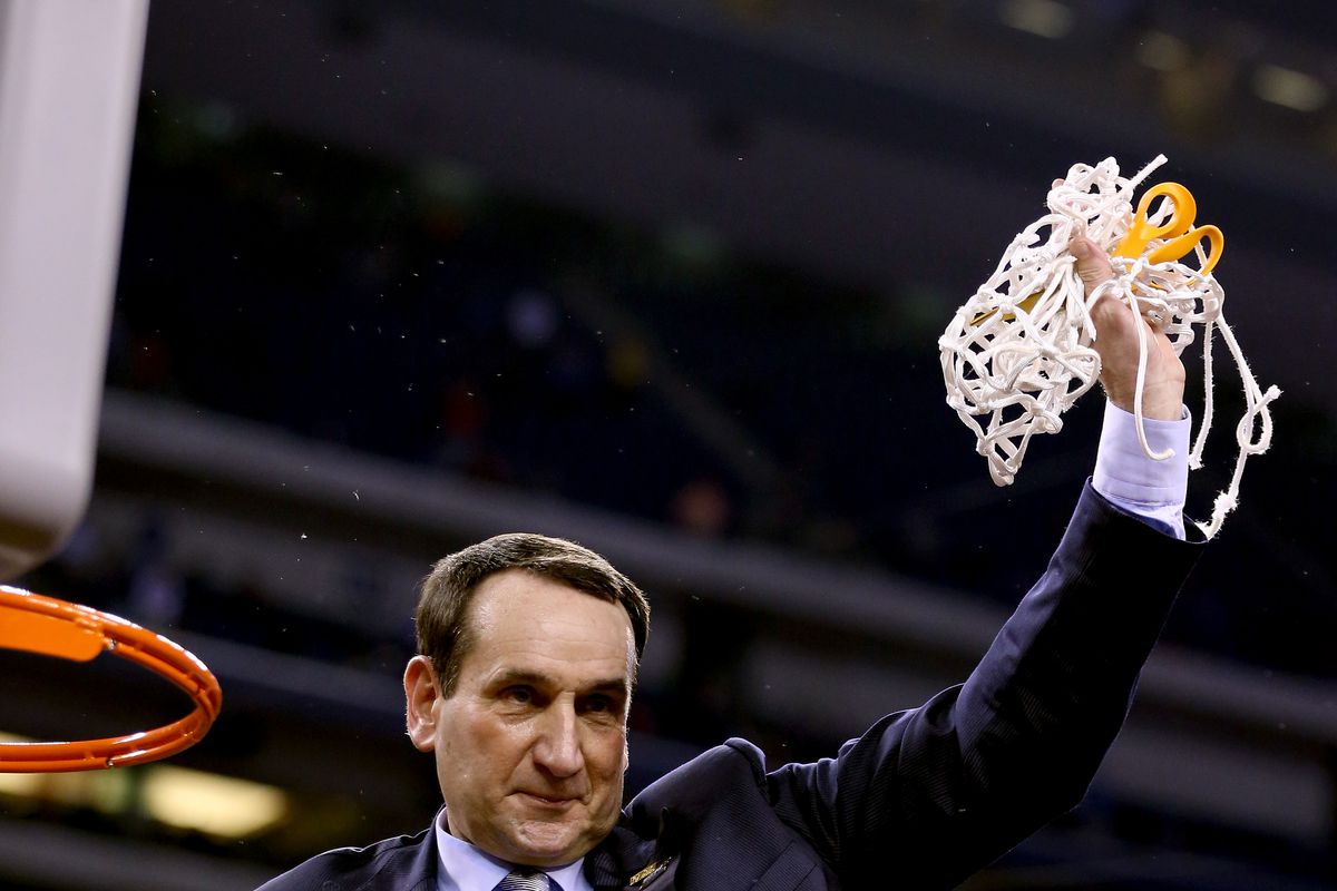 Mike Krzyzewski knows a thing or two about March. And April too.