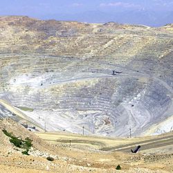 FILE - This June 3, 2003 file photo shows the Kennecott mine in Bingham Canyon, Utah.