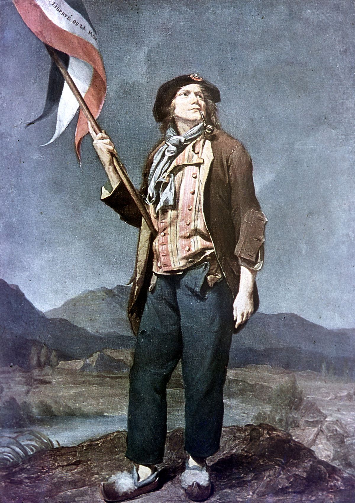 The outfit of the sans-cullotes, as depicted in 1792