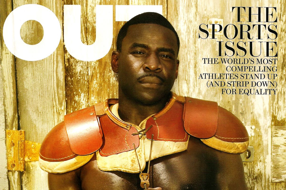 Michael Irvin appeared on the August 2011 cover of Out magazine.