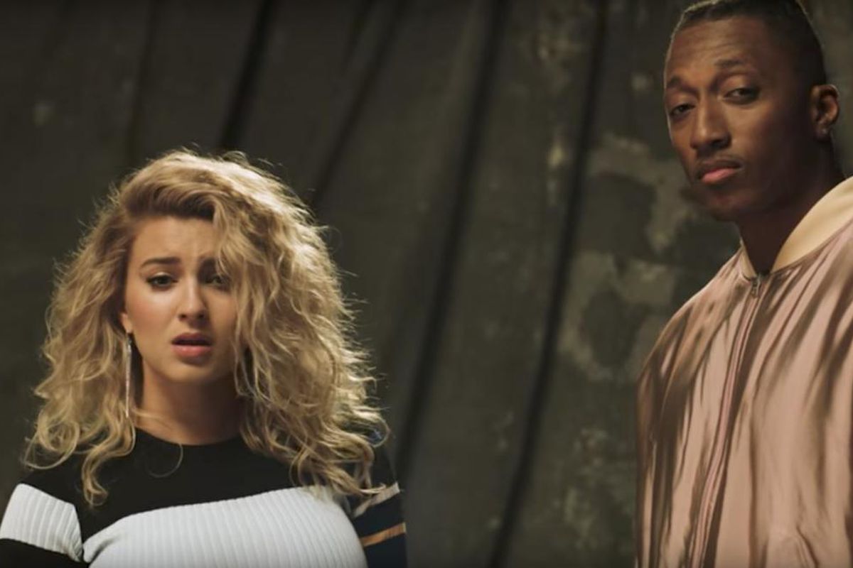 Grammy Award-winning artist Lecrae and singer Tori Kelly are shown singing “I’ll Find You,” a single written in support of youth fighting cancer.
