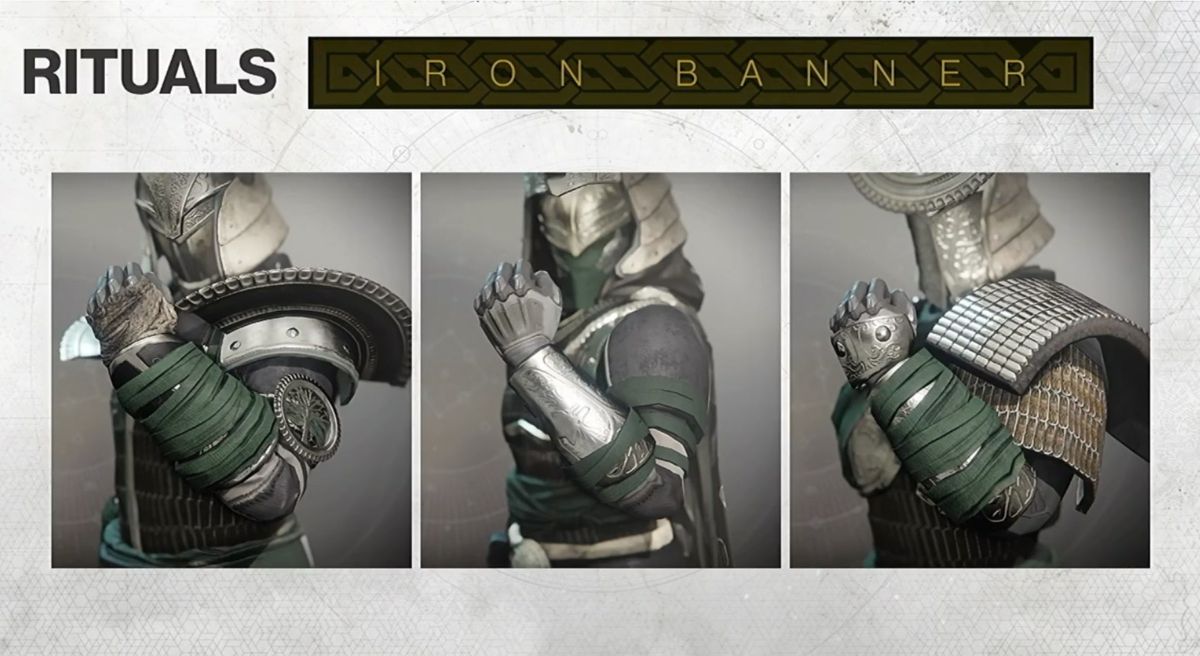 Destiny 2 - Iron Banner-themed armor