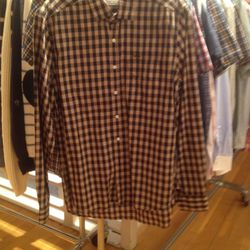 Long sleeved button down, $65