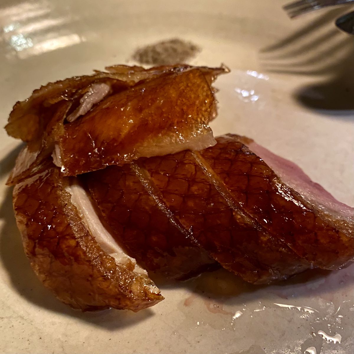 Dry-aged “Peking-style” duck from Happy Crane.