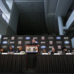 UFC on FOX 6 press conference photos