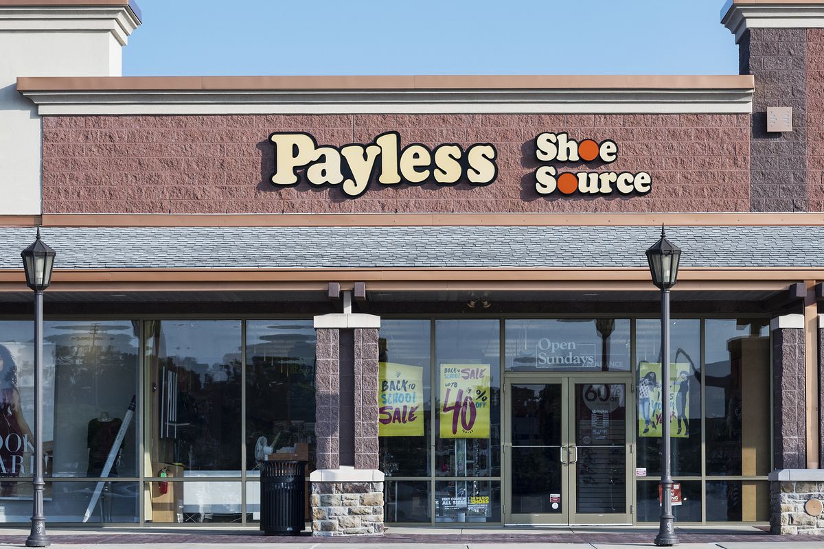 A Payless storefront