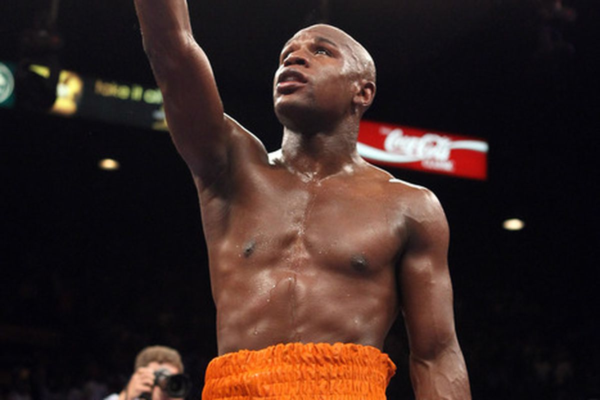 Floyd Mayweather Jr will plead guilty to reduced charges in his many legal battles. (Photo by Al Bello/Getty Images)