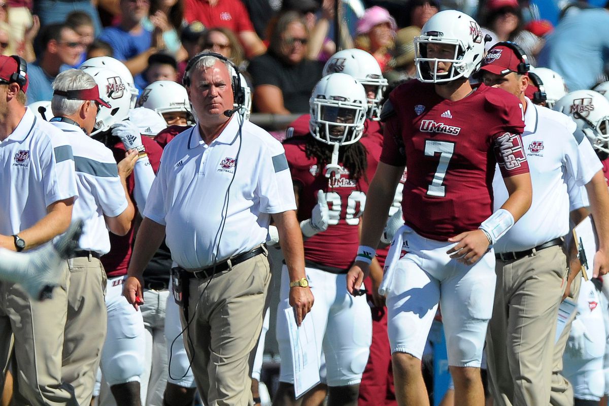 Whipple and the UMass offense struggled to find the endzone as they only mustered one touchdown. 