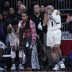 Evanston’s loses to Belleville West in the 4A state championship at Peoria Civc Center in Peoria IL, Saturday 03-16-19. Worsom Robinson/For Sun-Times