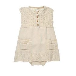 Baby girls infant knit dress
