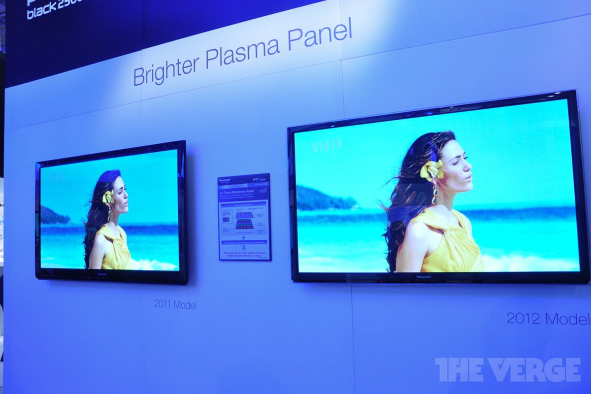 Gallery Photo: Panasonic 2012 Smart Viera plasma CES booth