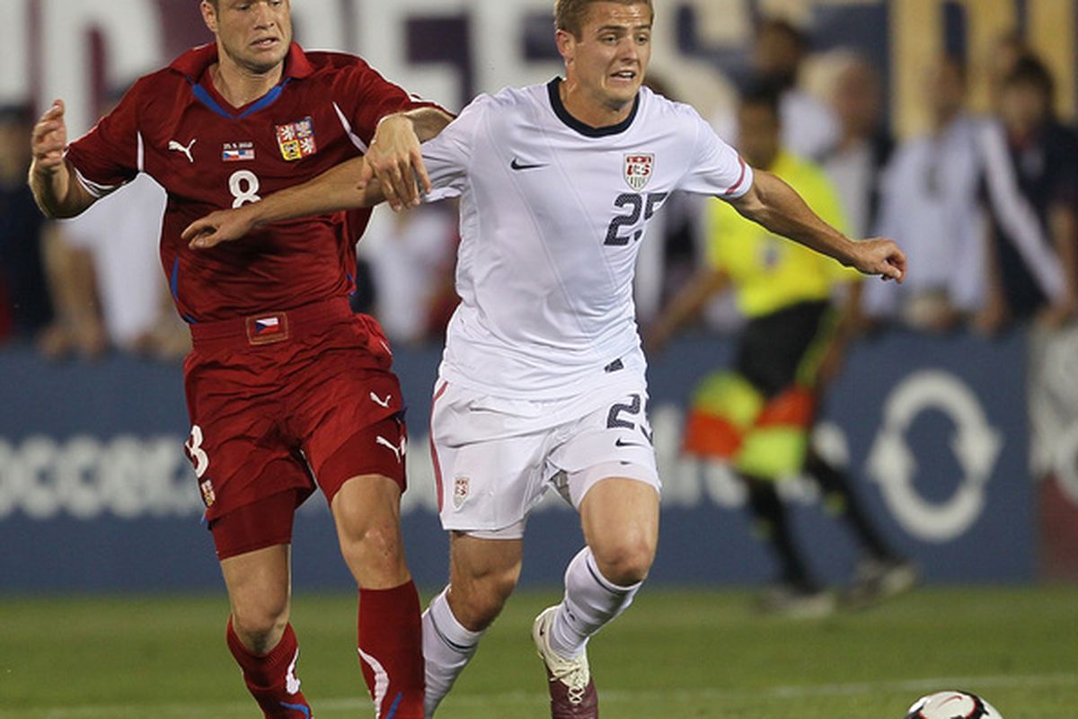 Robbie Rogers wants to explore changing his league shirt from Columbus Crew to who knows. Seattle should explore adding Rave Green to his Red, White and Blue.