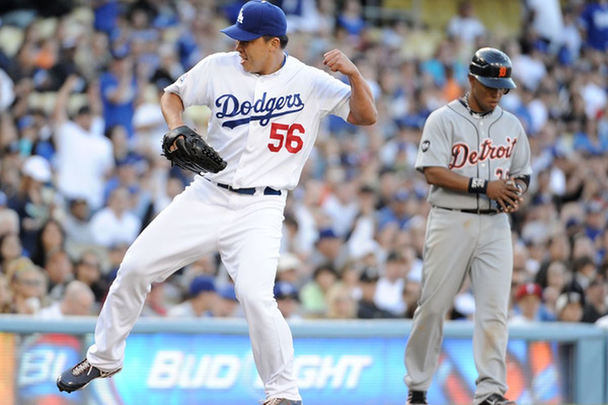 Hong-Chih Kuo, now back with the Dodgers, has reason to be excited again.
