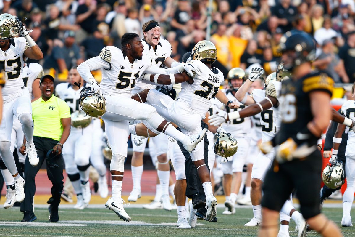 NCAA Football: Wake Forest at Appalachian State