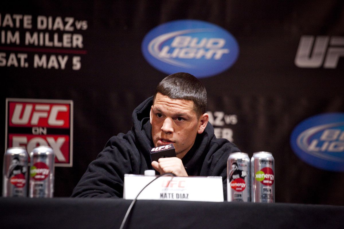 Photo of UFC on FOX 3 headliner Nate Diaz by Michael Nagle via Getty Images.