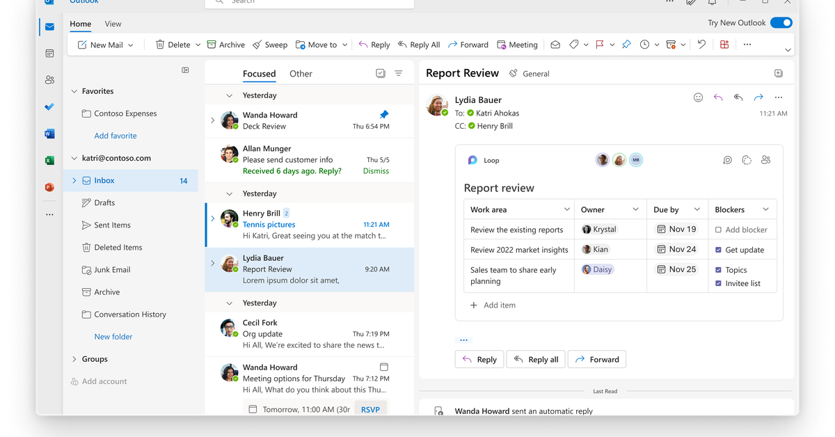 So funktioniert die neue One Outlook-E-Mail-App von Microsoft