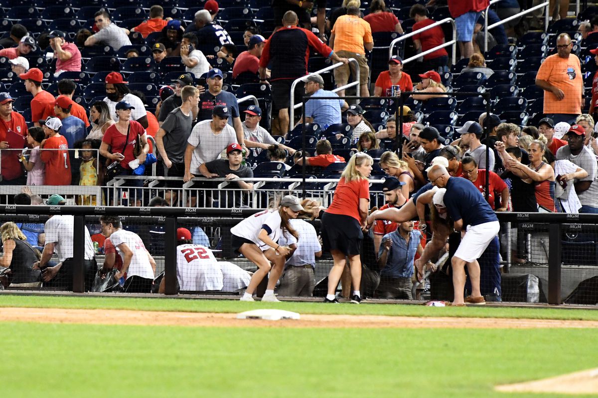 Washington Nationals' game interrupted by shooting outside ...