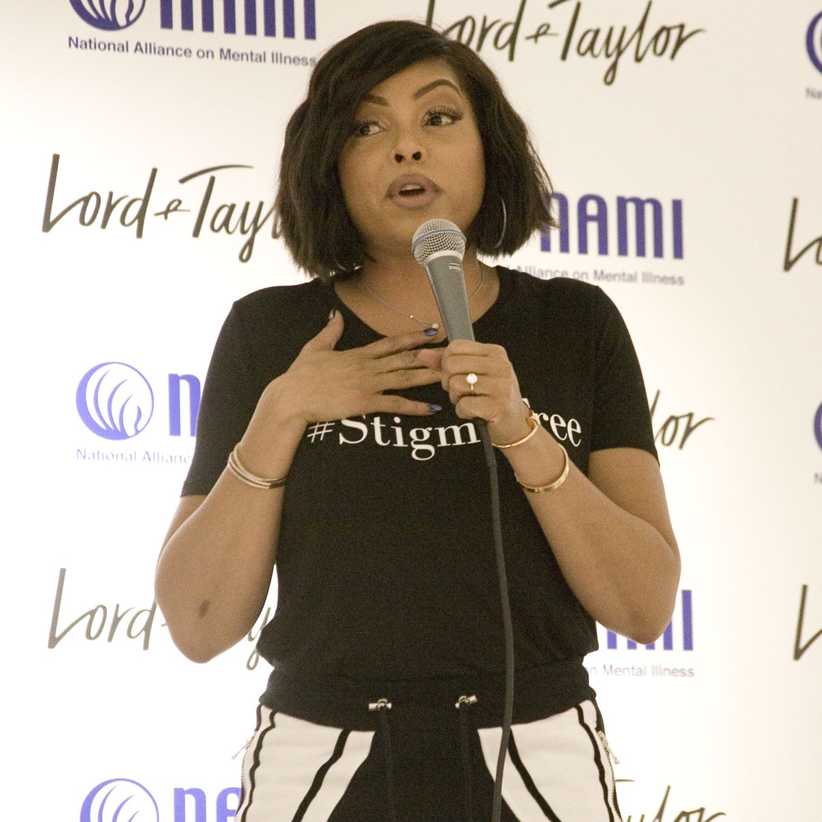 Taraji P. Henson, speaking at a Jan. 12 National Alliance on Mental Illness event in Schaumburg, said she wants to elevate mental health in the national conversation. | Karen Kring/For the Sun-Times