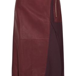 Leather skirt, $250