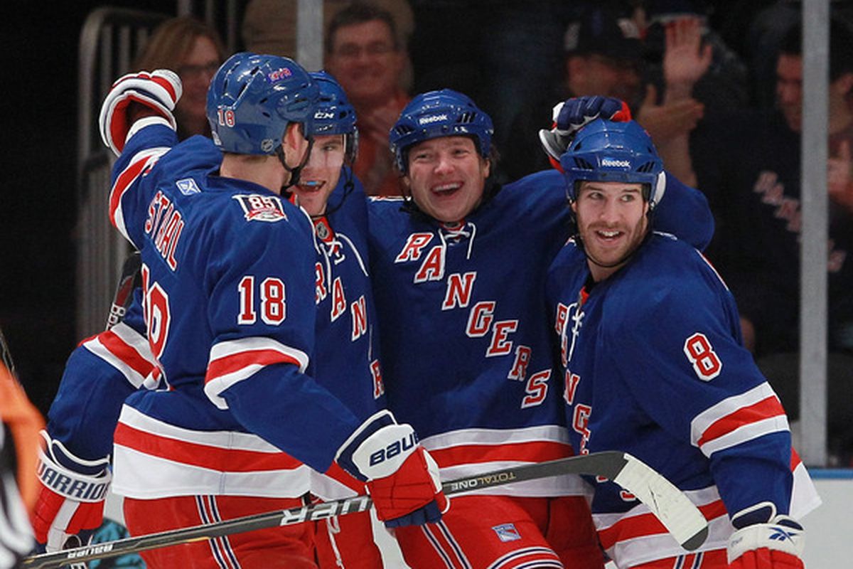 These guys are happy because they know Marc Staal is the man.