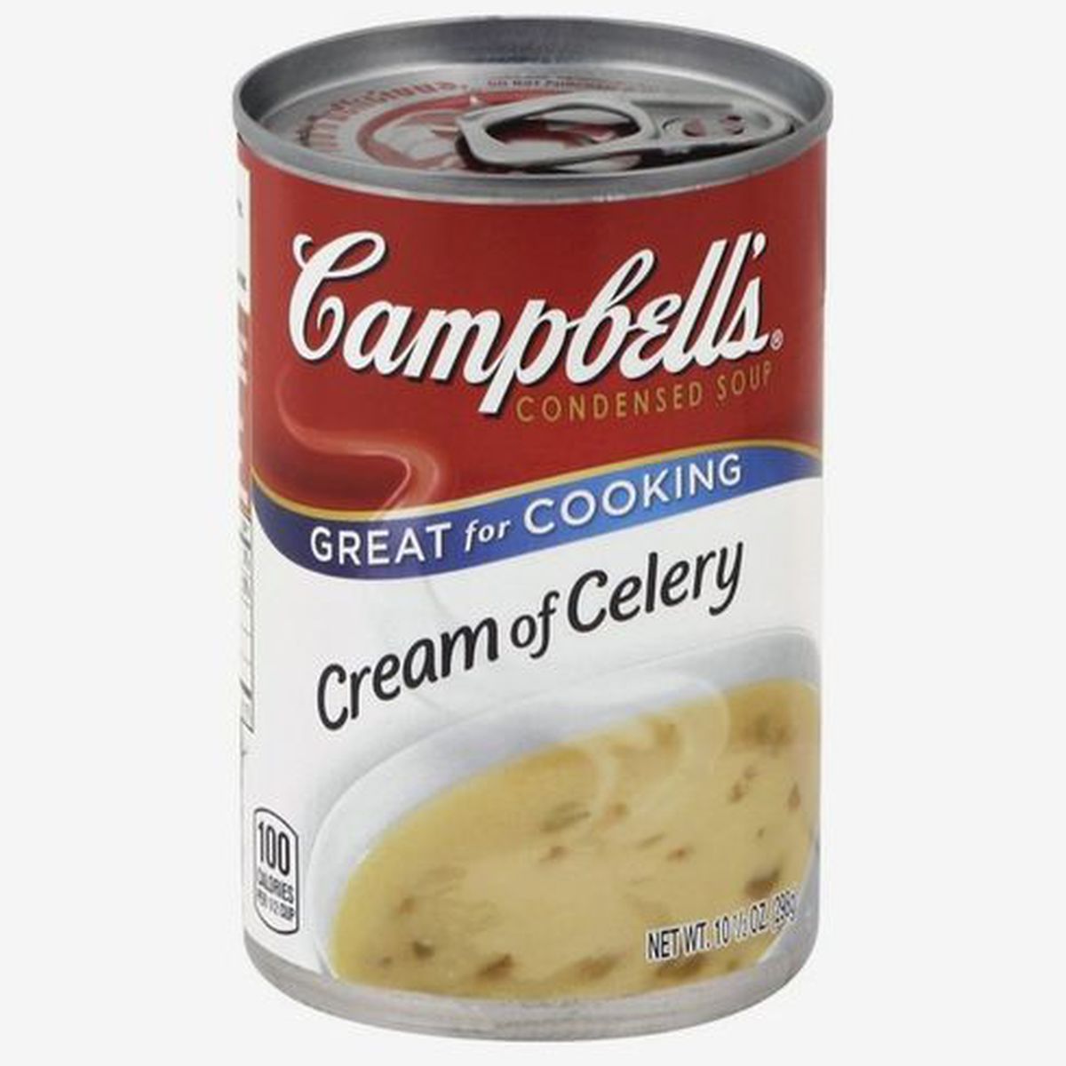 A can of Campbell’s cream of celery